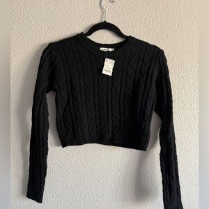 NWT Immodel Black Long Sleeve Sweater Size S